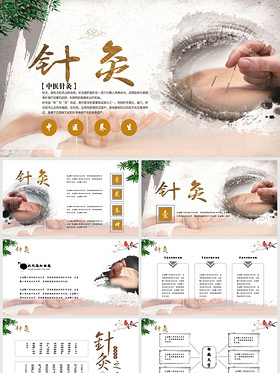 中草药中医针灸PPT模板