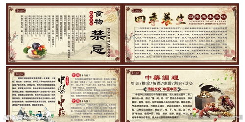 中医文化宣传展板设计图